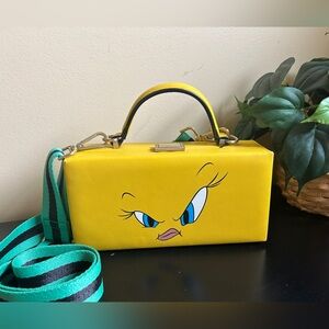 Zara Looney Tunes Tweety Bird clutch bag